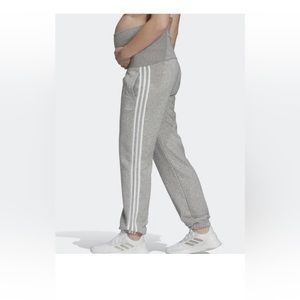High rise maternity cozy Adidas joggers